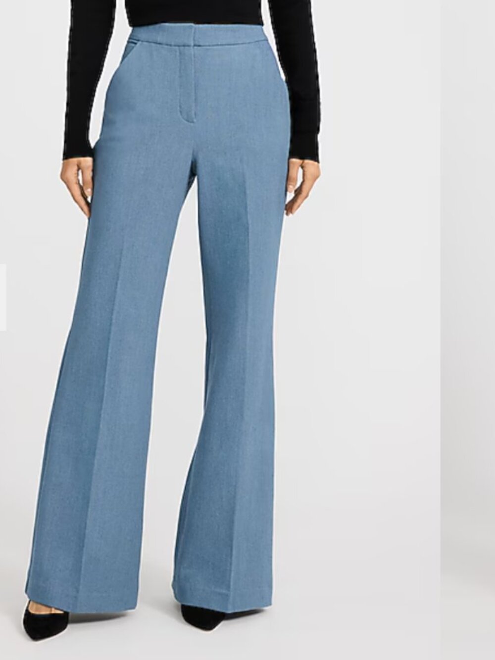 Express Editor High Waisted Flare Trouser